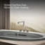 Baignoire encastrée ovale avec surface chauffante-36664297