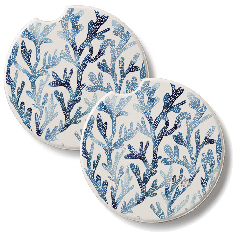 Ensemble de 2 sous-verres Ocean Coral