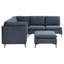 Canapé modulaire rembourré avec pieds en métal-220283289
