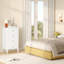 Mini-commode en bois manufacturé 4 tiroirs l 19,7 po Aloni-1284686603