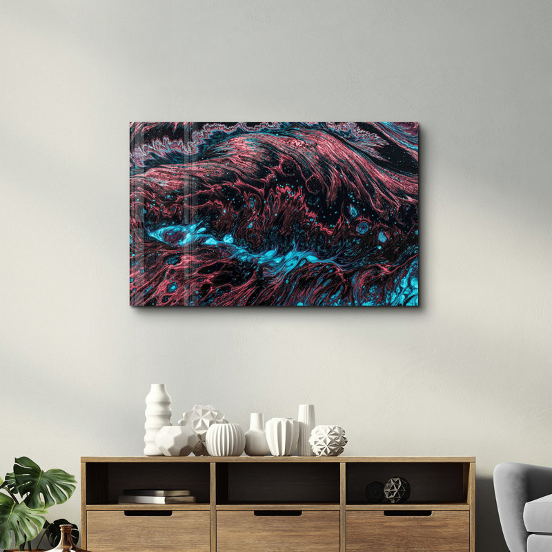 Elegant Tempered Glass Painting, 27.6 x 43.3 Inches | 100% Tempered Glass, Thickness: 0.16 Inches | UV Printed Artwork, Perfect for Home Decor & Modern Interiors, Stunning Visuals for Any Room