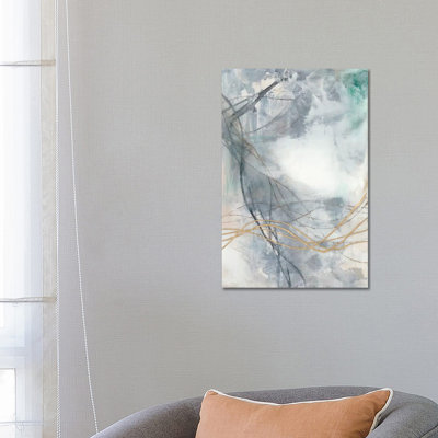 «Ondulation Oro II» par Jennifer Goldberger - peinture sur toile tendue
