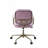 Siecross Pink Top Grain Leather Office Chair-1462970989