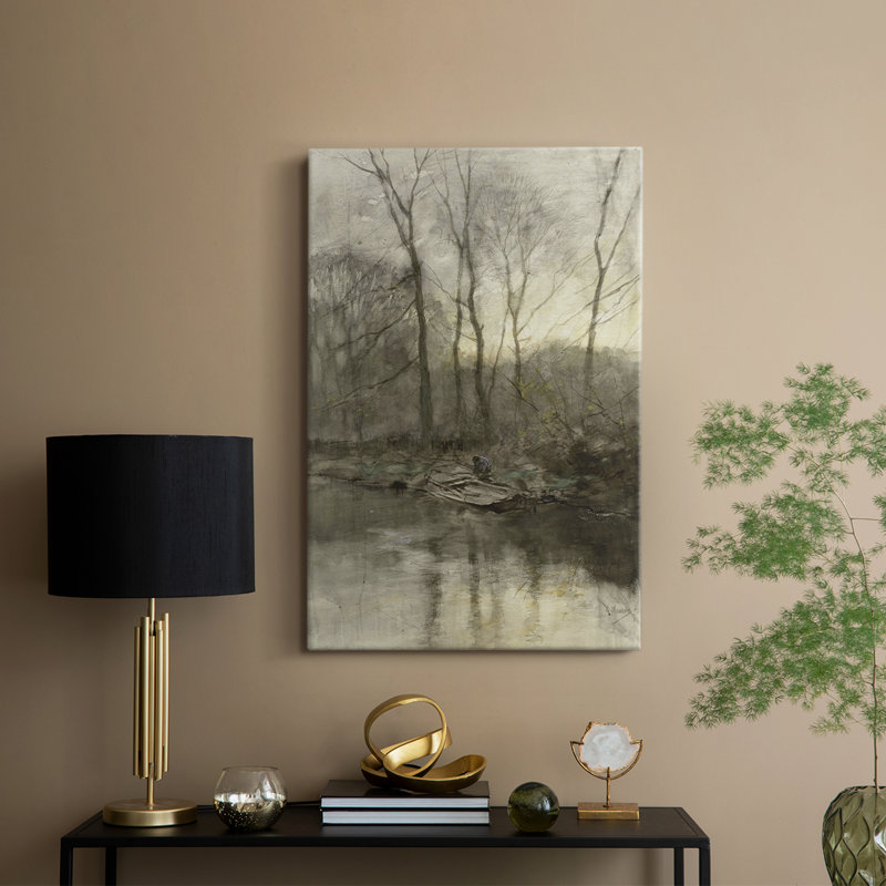 Paysage rétro CCLXIV - galerie Cavas, H 36 po x l 24 po