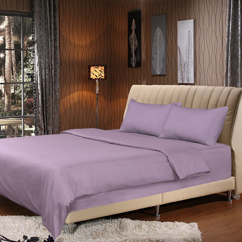 Modern & Contemporary Duvet Cover, Full, Lavender