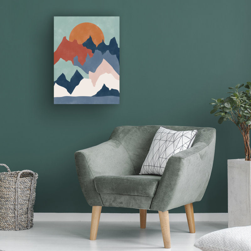Bolog Elena Ristova Aspectratiobluerust80 Canvas Art, 14" H x 19" W