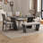 Labannah 6-Piece Wooden Dining Set with 4 Upholstered Chairs & Bench-115283117