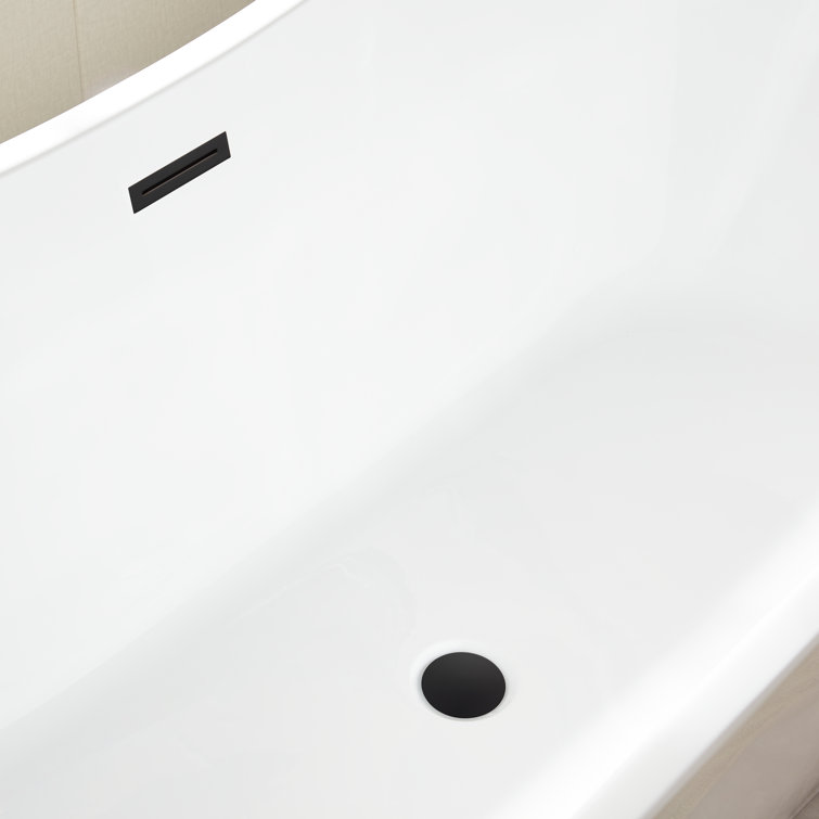Vanity Art Ophelia 71' x 32'' Freestanding Soaking Acrylic Bathtub &  Reviews