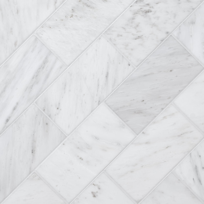 Castella Cambria Subway 6 in. x 12 in. Honed Marble Floor and Wall Tile