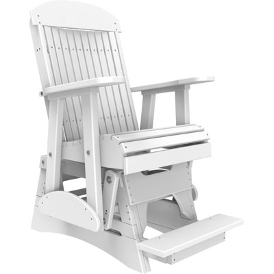 Chaise d'extérieur coulissante en polywood