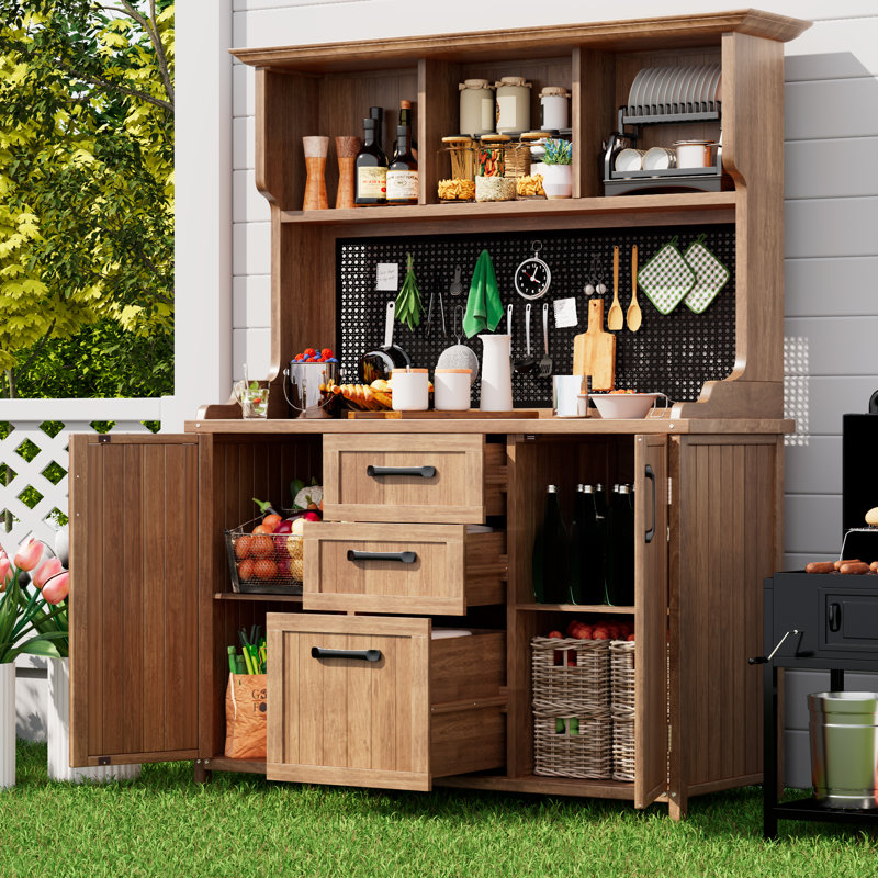 Solid Wood Potting Bench