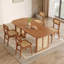 Table de salle à manger brune-90842919