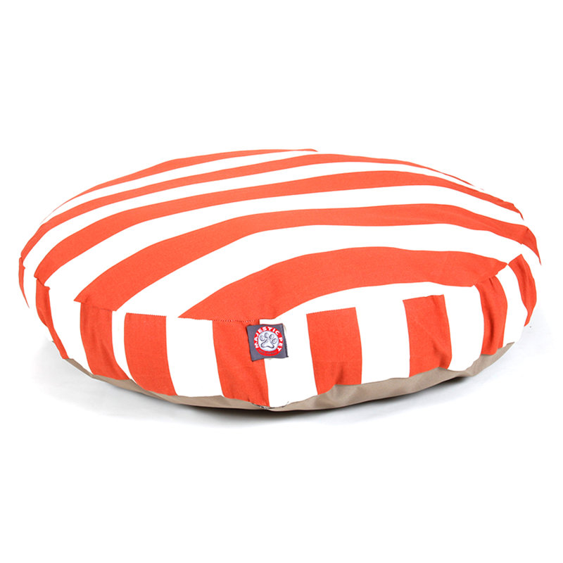 Coussin vertical pour animaux, Petit (l 30 po x P 30 po x H 4 po), Orange brûlé