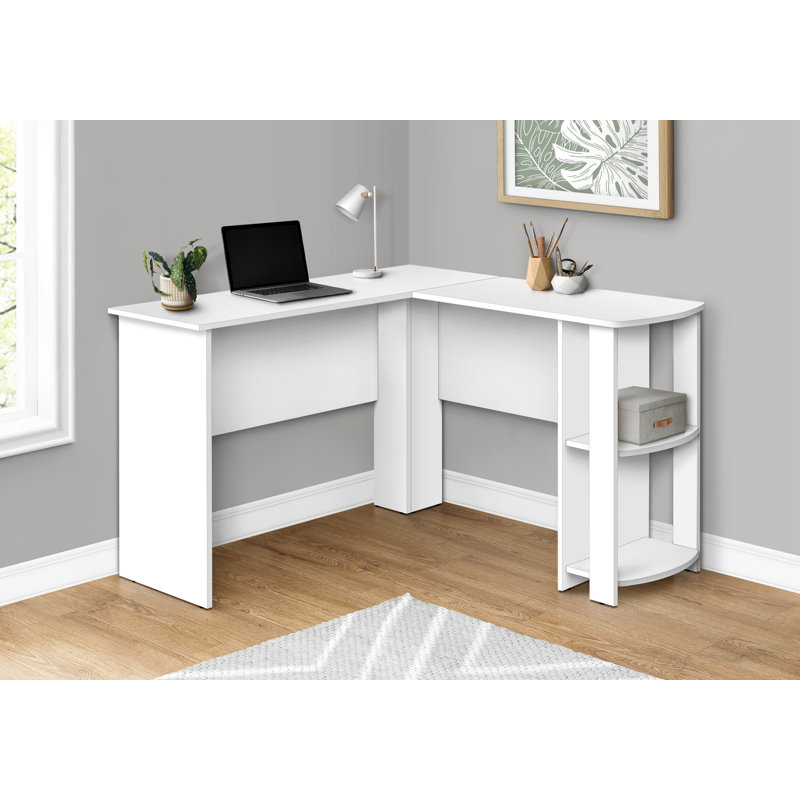 Bureau d'ordinateur, Blanc