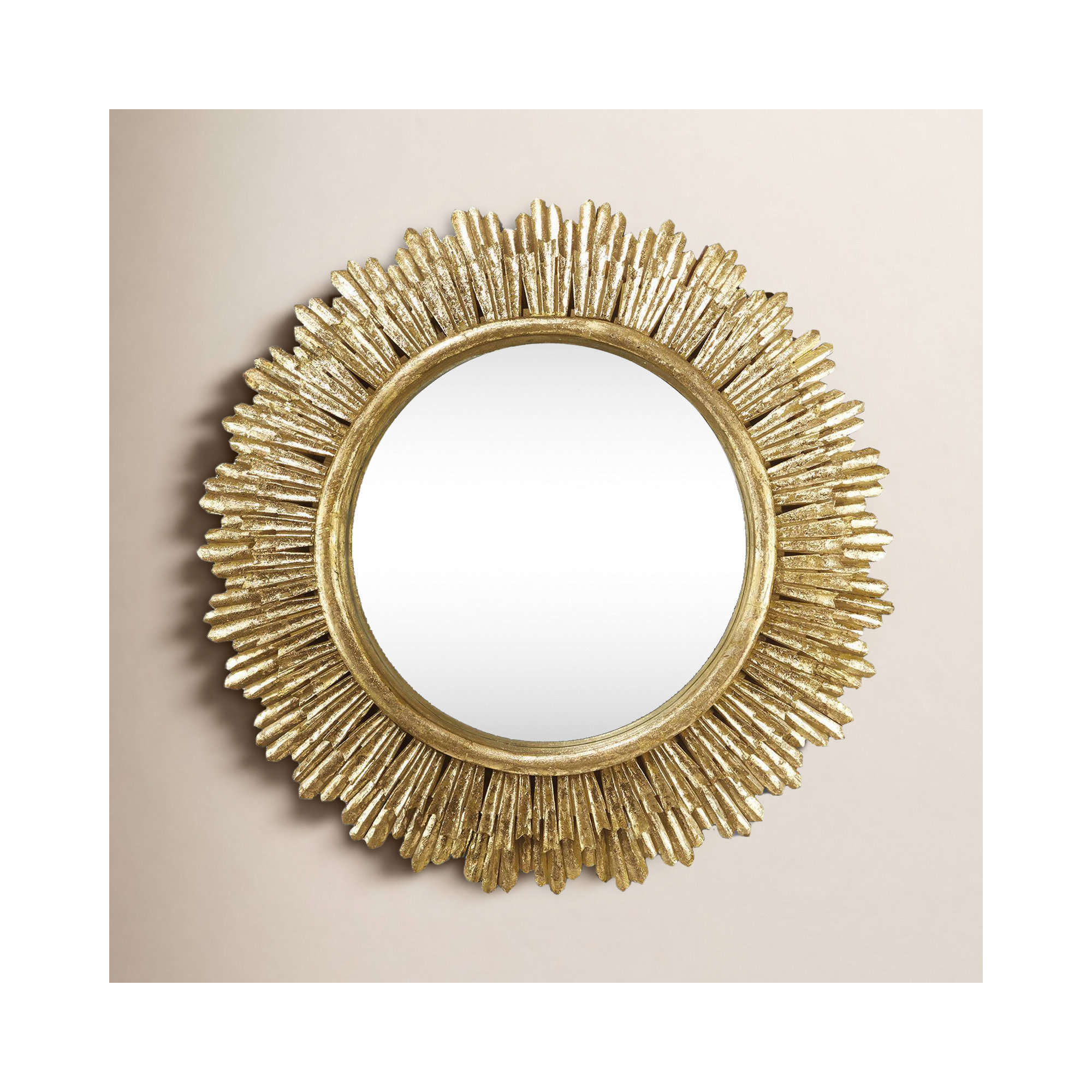 Grand Soleil Gold Leaf Mirror