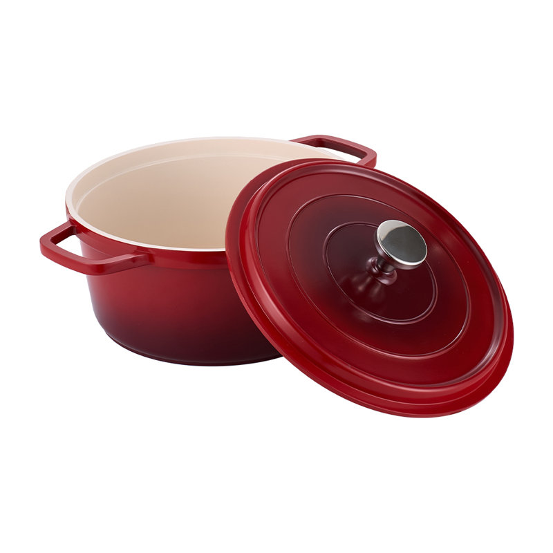 Living And Home 4.75L Pot Set, Red