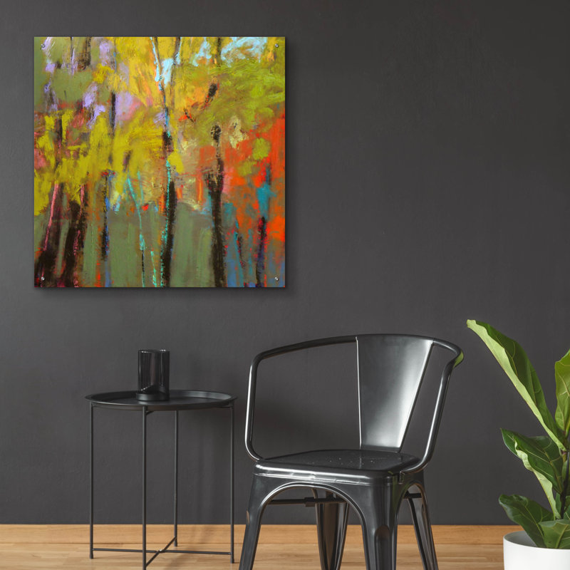 Winston Porter «Trees Three» par Jane Schmidt, art mural en verre acrylique, ACR-40772, H 36 po x l 36 po x P 0,2 po
