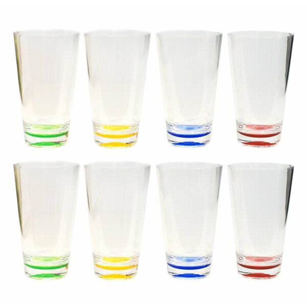 Ebern Designs Kautz 23oz. Acrylic Drinking Glass Set & Reviews | Wayfair