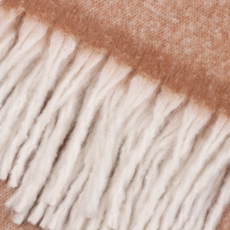 Cozy Machine Woven Throw Blanket, Orange