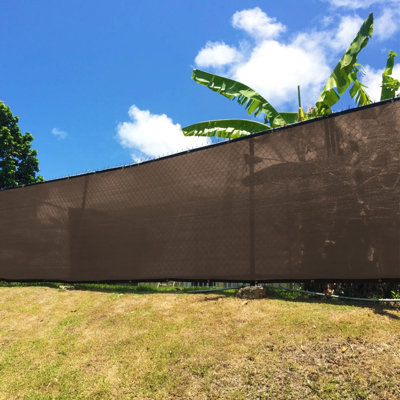 Atrpuch Heavy Duty PLUS Fence Privacy Screen Cover Windscreen with Heavy Duty Brass Grommets