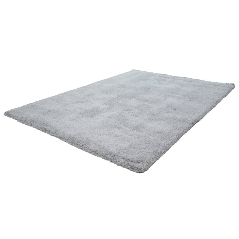 Mia Solid Colour Hand Woven Shag Area Rug, Rectangular 160 x 230cm