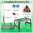 48" Pool Table, Mini Billiard Game Table w/Balls, Cues, Chalk, Brush and Triangle