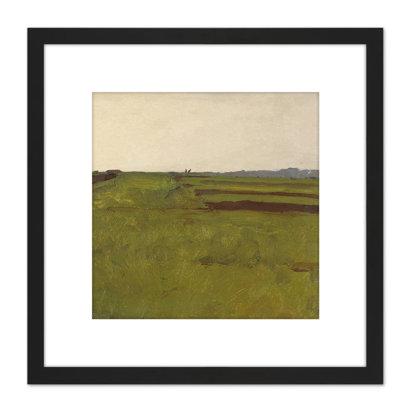 Willem Witsen Landscape With Fields by Willem Witsen - Single Picture Frame Painting