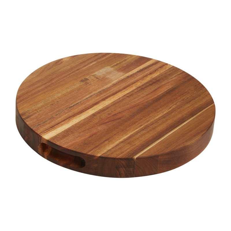 Larksville Stone Red Round Chopping and Serving Board