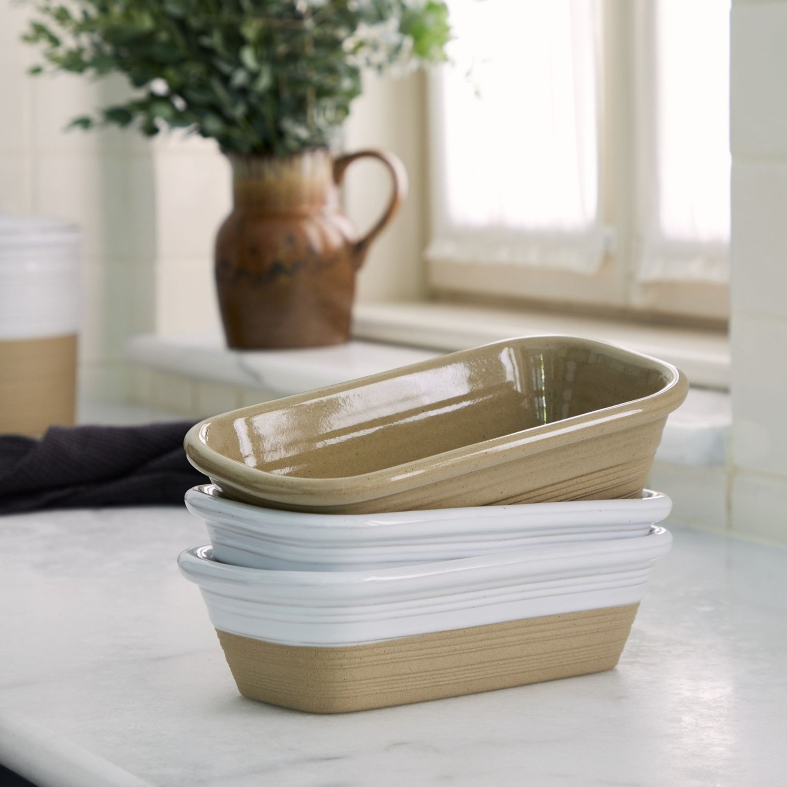 Scotia Recycled Stoneware Baker, 10.13" x 5.63"