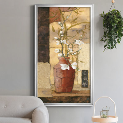 Mandarine II - Peinture sur toile encadrée