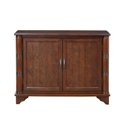 40" Retro Console Table, Spacious Storage For Living Room. Tabletop, Adjustable Shelf, Solid Wood Feet, Color Couch Entryway Console. , Storage. Remov