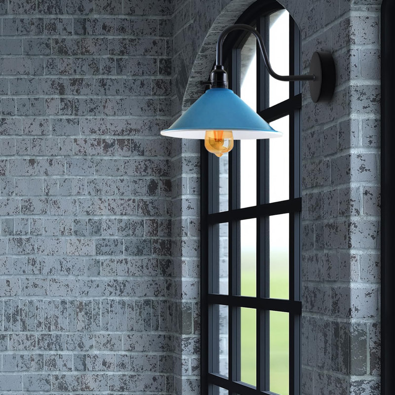 Armed Sconce, Blue