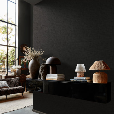 Weathered Linen Stone Wallpaper