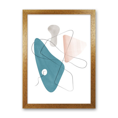 Abstraction With Grey Lines XIII - Print