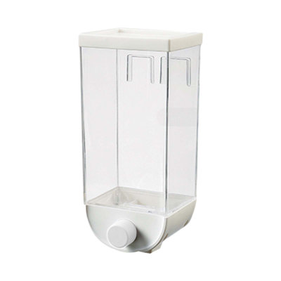 Grain storage tank Food Storage Airtight Clear Container Kitchen Wall Mounted Cereal Dispenser Dry Food Dispenser Food Storage Tank Kitchen Wall Hanging Airtight Container