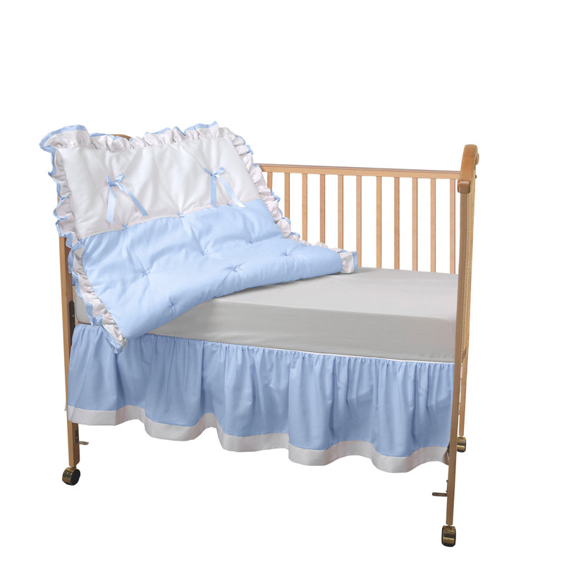 Ensemble de literie pour lit de bébé 3 pièces Jarnell, Bleu