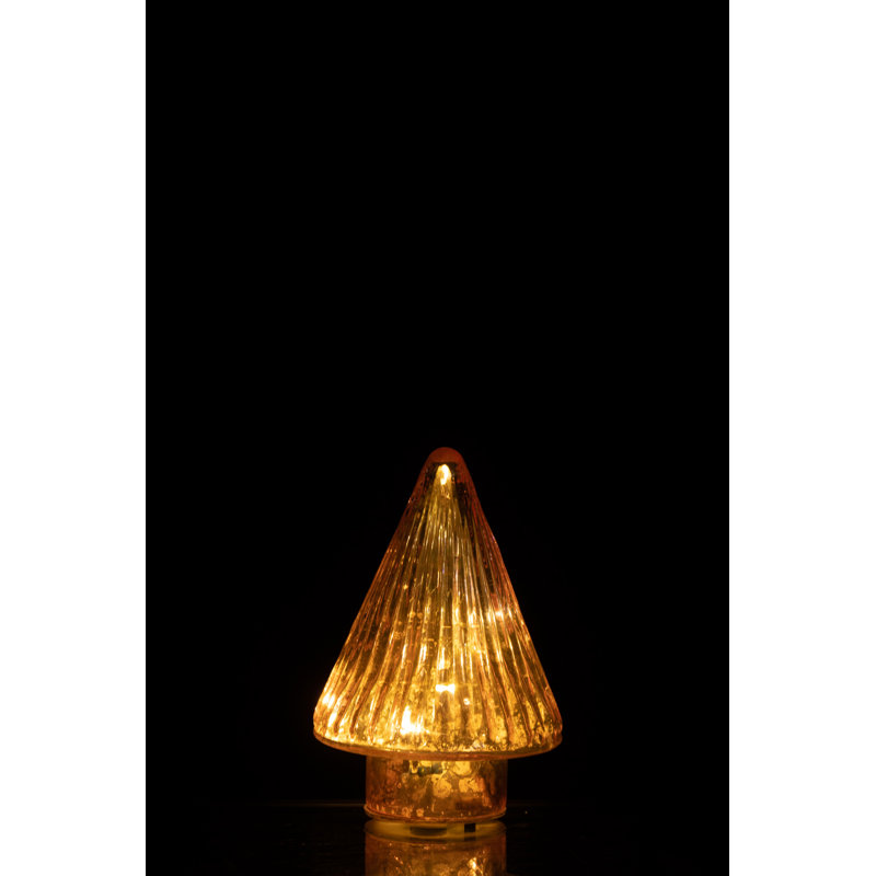 Piper Christmas Tabletop Tree, 12.5cm H x 9cm W x 9cm D, Pink