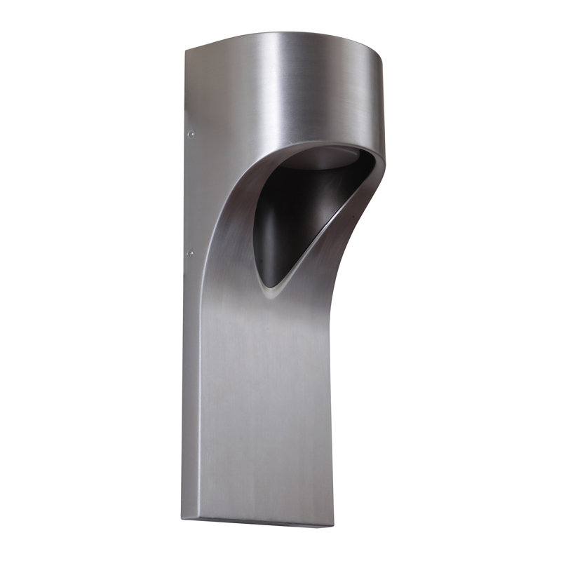 Luminaire d'extérieur à DEL à 1 ampoule Chaparro, Aluminium satiné