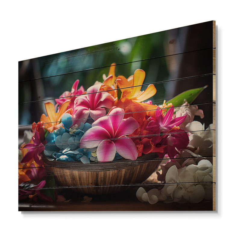 Hawaii Aloha Spirit sur impression sur bois, H 30 po x l 40 po x P 0,78 po