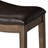 Maven Lane Adrien Backless Saddle Stool with Faux Leather Upholstery-1195706294-1195706288