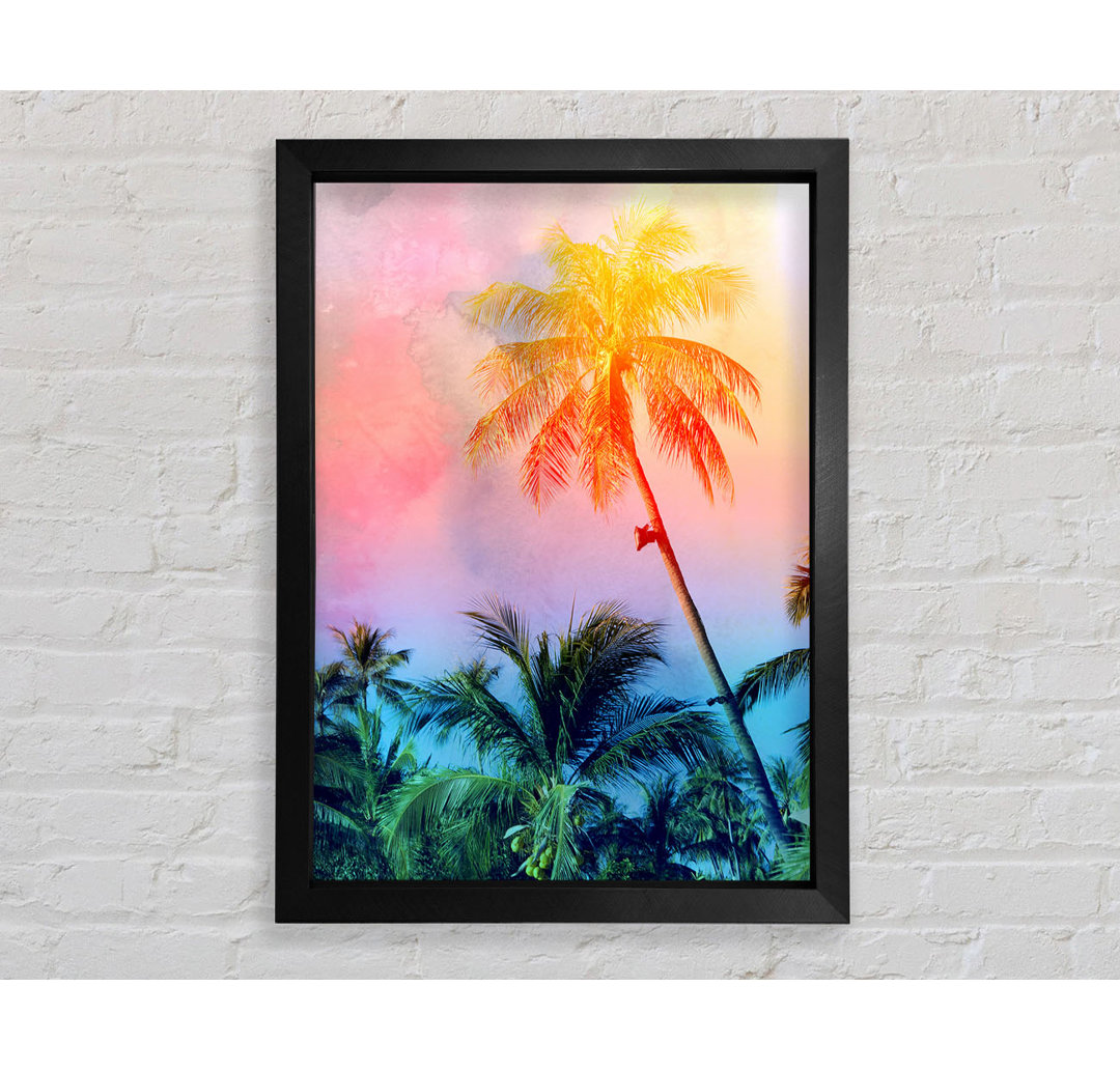 Palm Tree Blaze - Druck