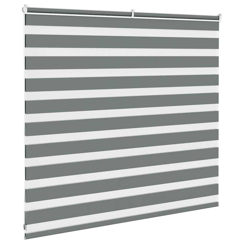 George Oliver Zebra Blind Polyester, 165cmW x 100cmL, Dark Grey