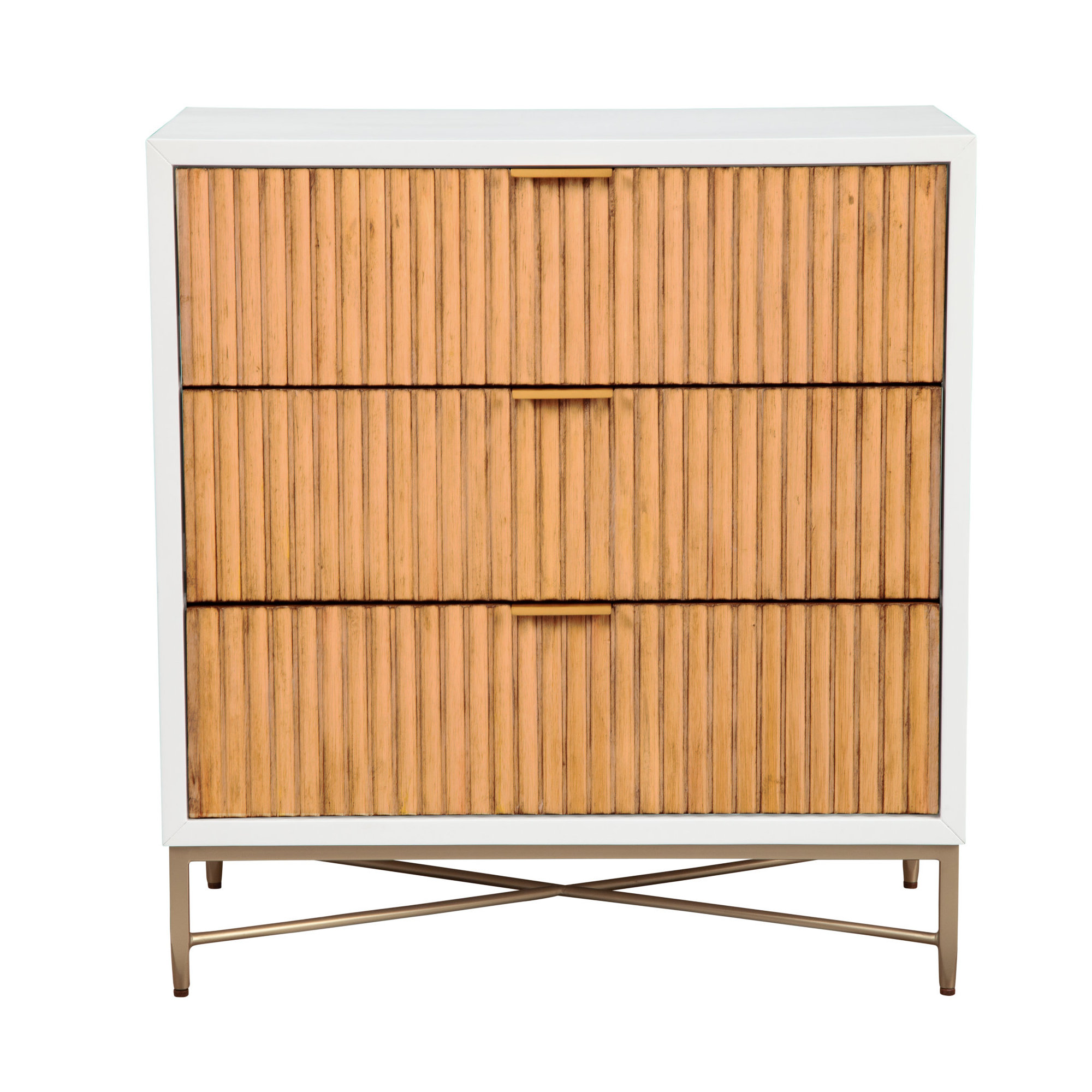 Giddens 3 Drawer Chest, White