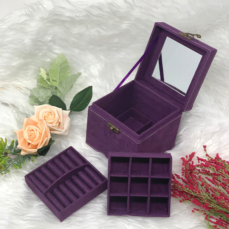 Boîte à bijoux, Violet