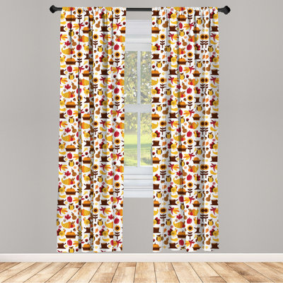 Harvest Semi-Sheer Rod Pocket Sliding Panel