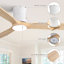 Ventilateur de plafond à DEL à 3 branches 52 po-420277158