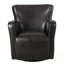 Minne Faux Leather Swivel Armchair-23541272