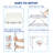 48" Adjustable Folding Table