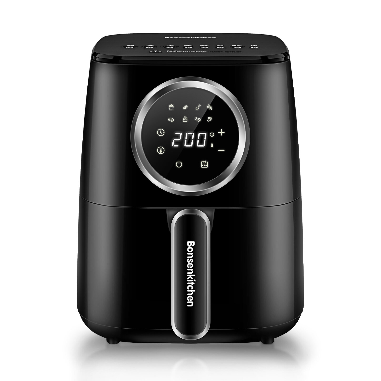 4.2 Qt. Black Air Fryer with Rapid Air Technology-1400 Watts Valentine's Day