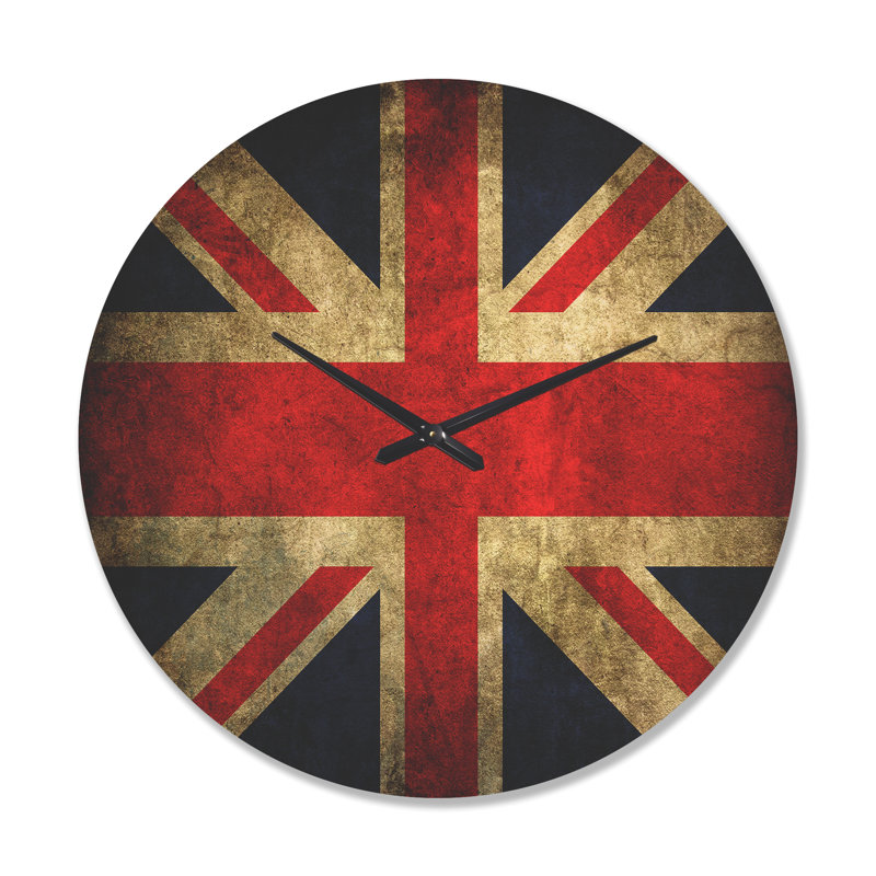 Horloge murale rétro en bois, Très grand